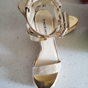 Bebe wedges heels